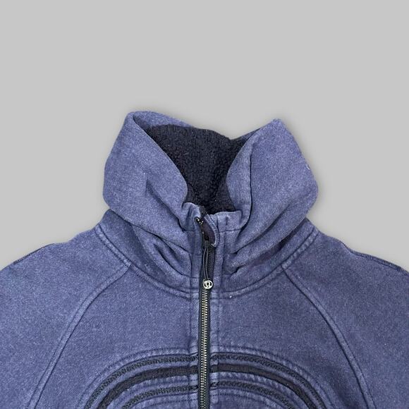 Lululemon Scuba Jacket Blue Heathered – Size 6 - Picture 4 of 6